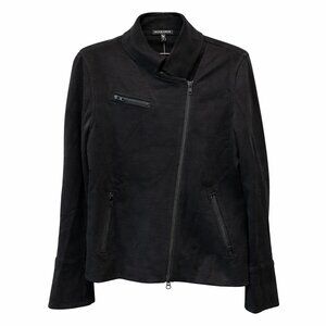 Eileen Fisher Petite Italian Fabric Moto Jacket PL NWT | Capsule Wardrobe